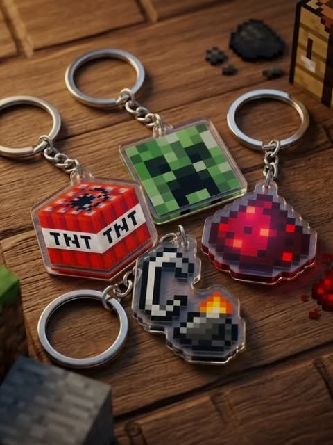 Llaveros de Minecraft