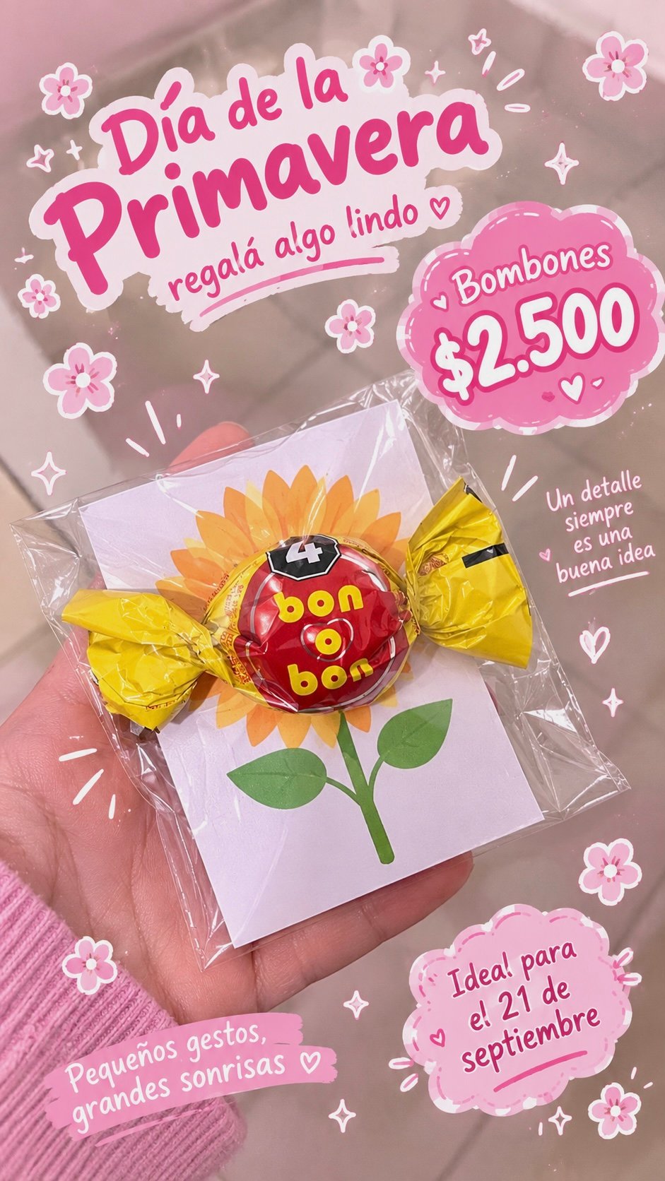 Bombones de flores amare